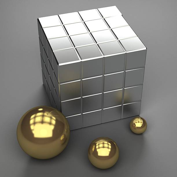 istock illustration of cube and spheres 475119712