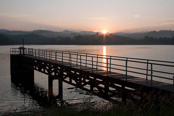 istock Sunrise, Mae Sot reservoir, Thailand 475119795