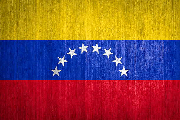 istock Venezuela Flag on wood background 475123317