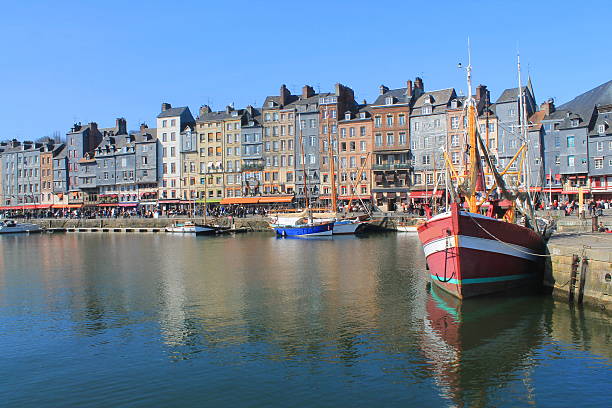 istock Old Honfleur Basin, France 475125354