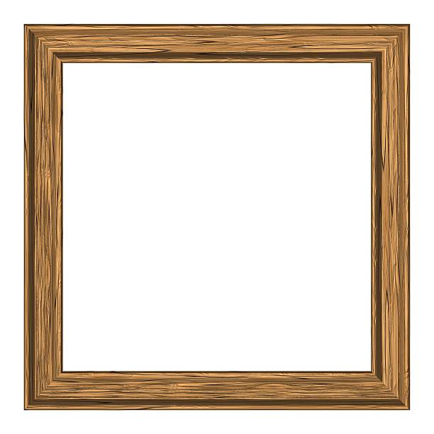 Wood frame stock photo