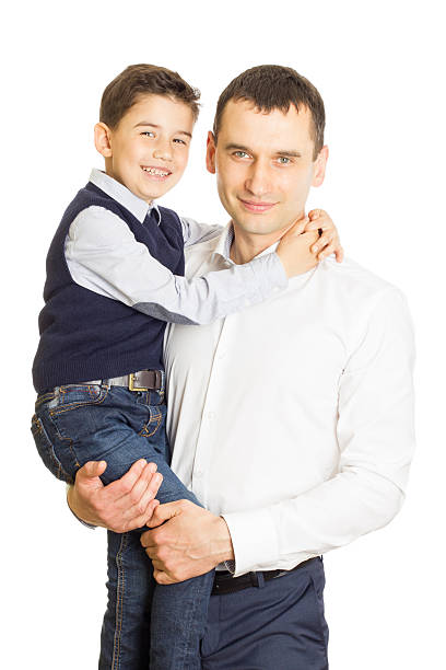 istock Father and son are embracing 475130308