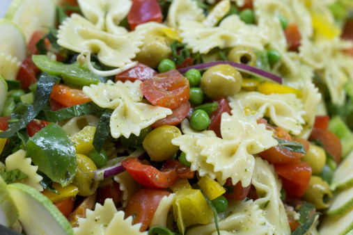 vegetarian pasta salad texture