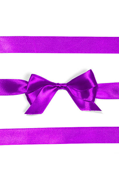 istock purple ribbon isolated on white 475132762