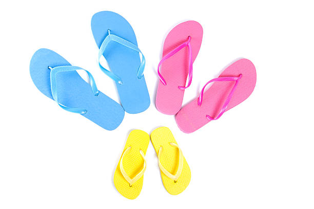 istock pair of flip flops on white 475133158
