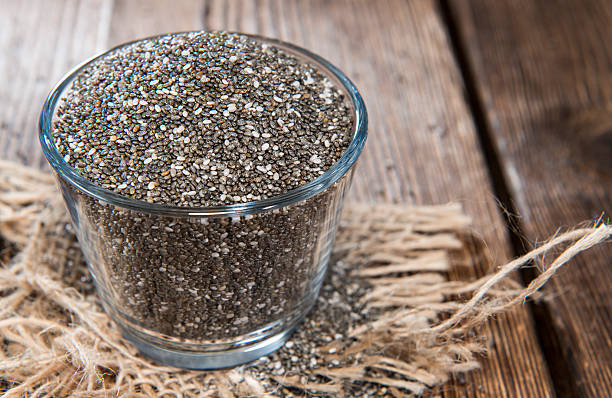 istock Chia Seeds in a small bowl 475133341