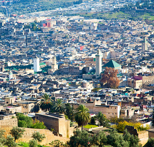 istock from high in the village morocco africa field and constructions 475134674