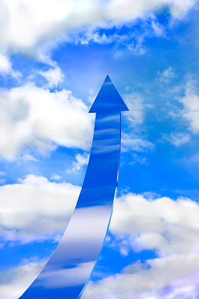istock success - arrow up in the sky 475134686
