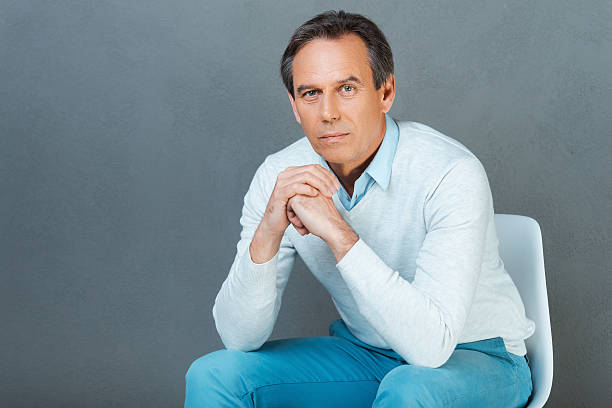 istock Serious and confident mature man. 475140166