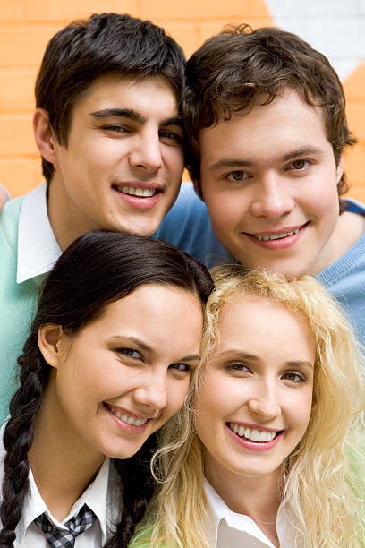 istock Heads of teens 475147424