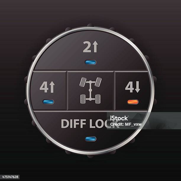Diff Panel Digital Differential Control Panel Stock Illustration - Download Image ...