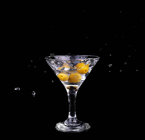 istock Vermouth cocktail inside martini glass over dark background 475150738