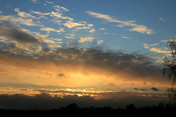 istock Sunset in cloudy skies 475151868