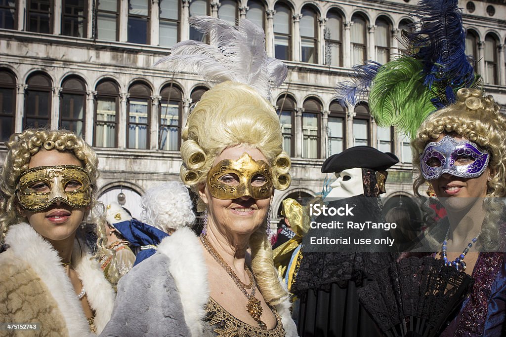 Karneval von Venedig - Lizenzfrei Attraktive Frau Stock-Foto