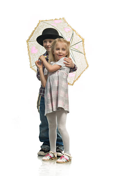 istock Children under the umbrella 475154156