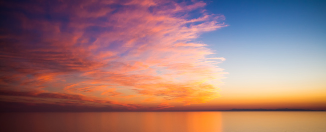 \n\nsunset sea sky clouds backgrounds