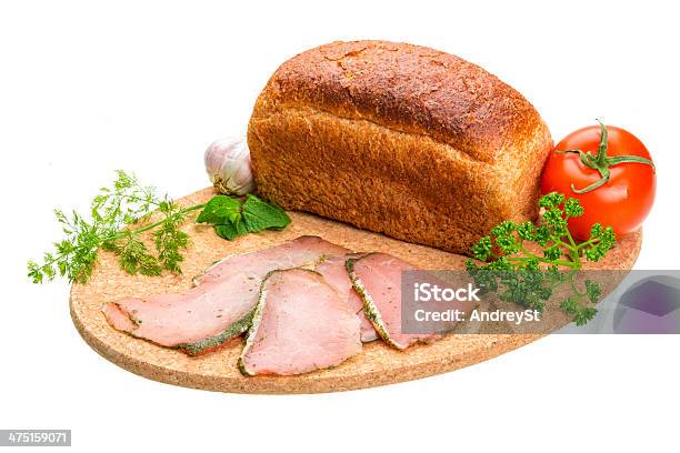 Ripe Fresh Ham With Vegetables Stock Photo - Download Image Now - Baked, Bread, Breakfast