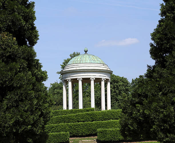 istock ancient temple in the town park 475159790