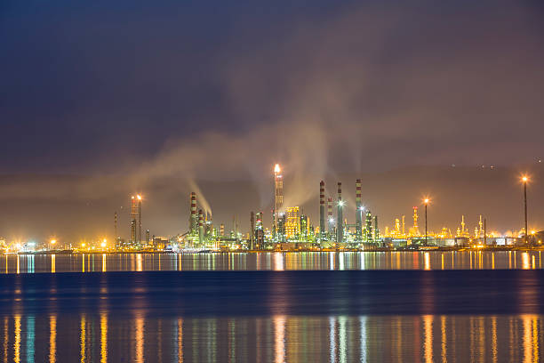 istock Factory fog and smoke 475160442