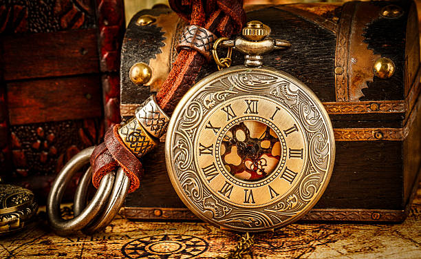 istock Vintage pocket watch 475160730