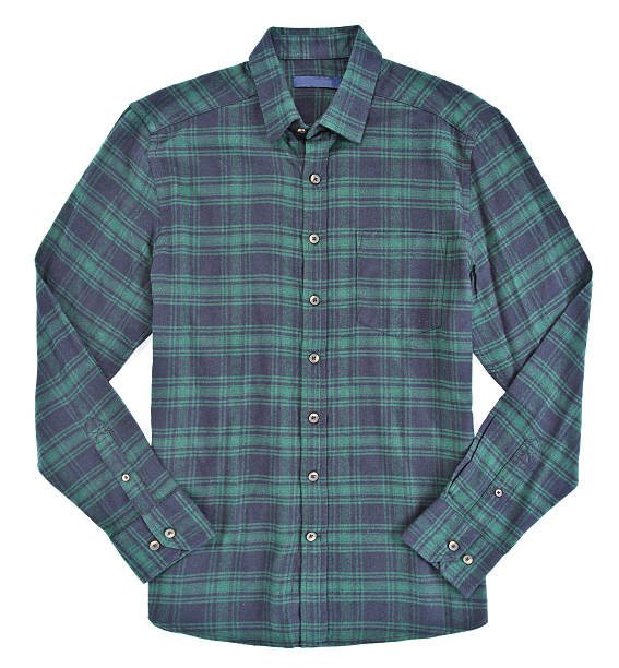 camisa aislado - lumberjack shirt fotografías e imágenes de stock