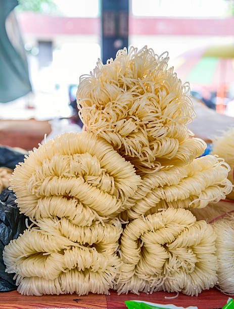 Dried Rice Noodles at market