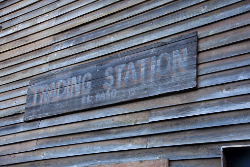 Trading station - sign in Scotland for a TV advert