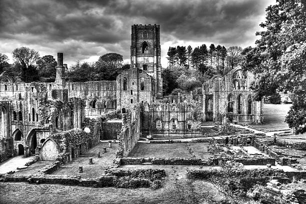 istock Fountains Abbey, Yorkshire, England. HDR image 475167432