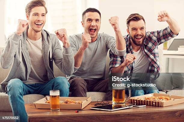 Domestic Fans Stock Photo - Download Image Now - American Football - Sport, Soccer, Watching