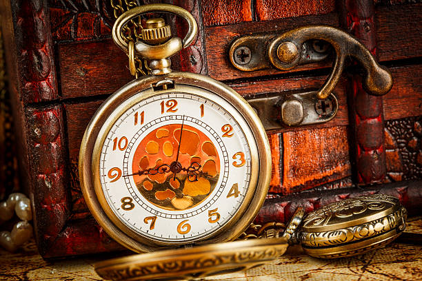 istock Vintage pocket watch 475170956