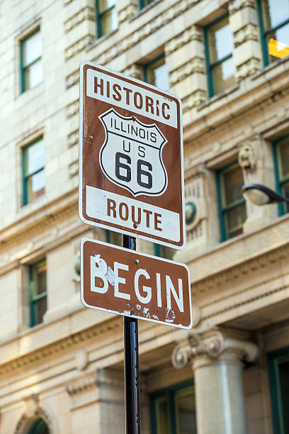 istock Route 66 sign in Chicago 475170968