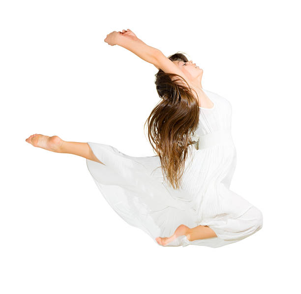 istock Young dancing girl isolated 475172182