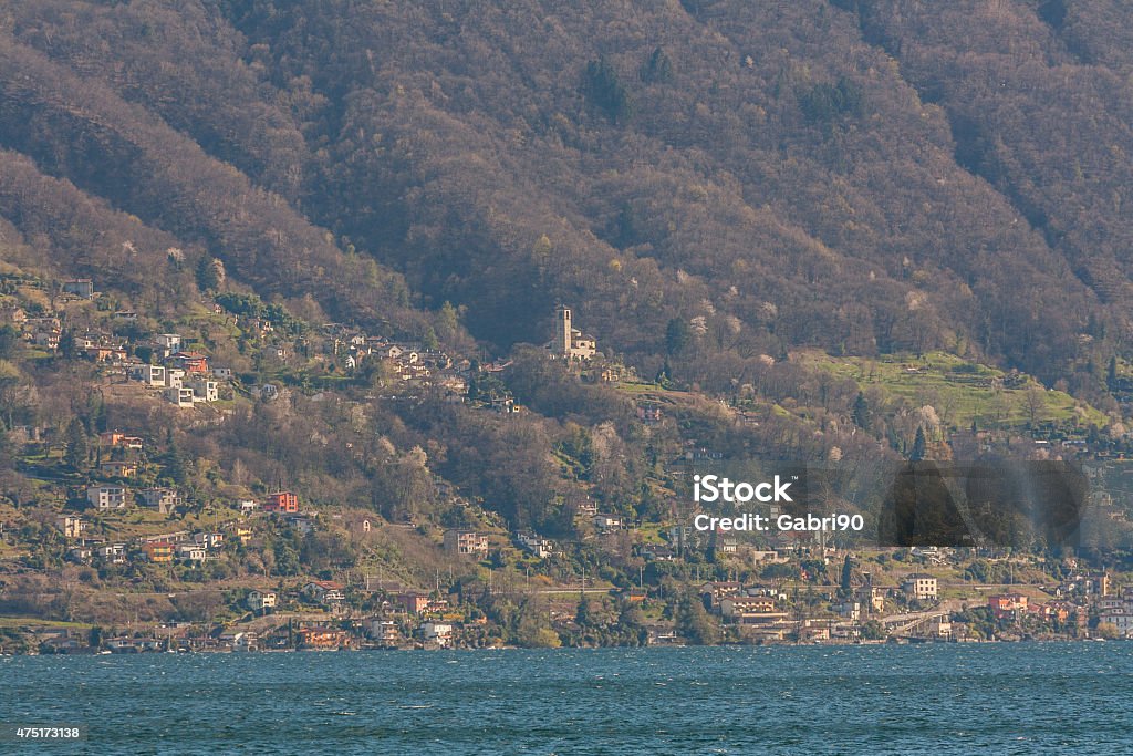 Lake Maggiore, Piedmont, Italy One of the beautiful views that Lake Maggiore can offer youOne of the beautiful views that Lake Maggiore can offer you 2015 Stock Photo