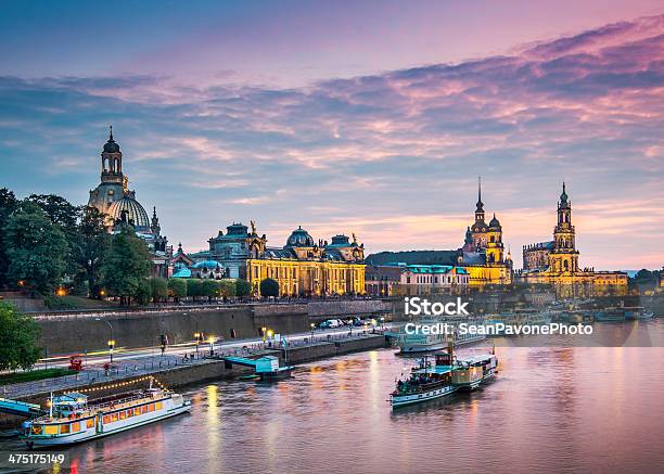 Dresden Alemania Foto de stock y más banco de imágenes de Dresde - Dresde, Alemania, Panorama urbano