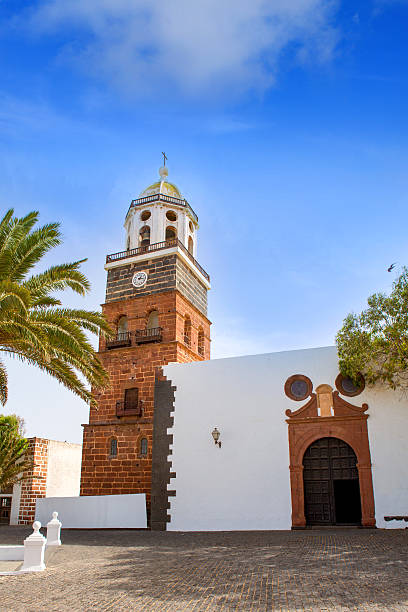 beautiful catholic church of San Bartholomae in Lanzarote