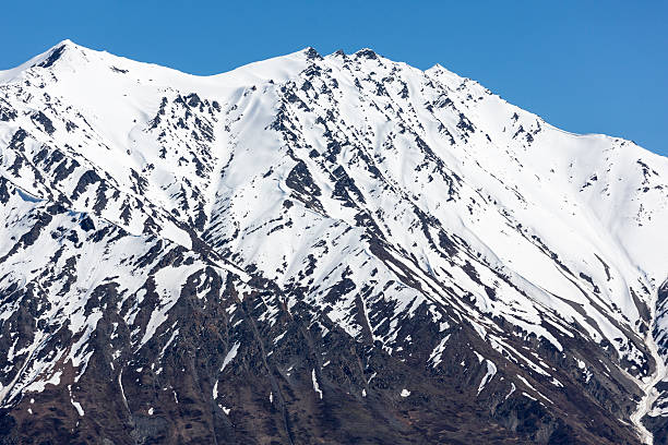 istock Alaskan Mountain Range Snowcapped Peak, Alaska USA 475185914