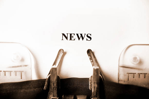 ' LATEST NEWS ' written by typewriter