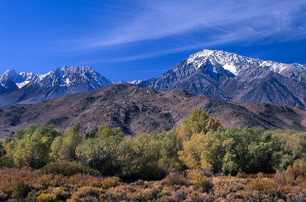 Owens Valley With Sierra Nevada Mountain Range in Backgroung
