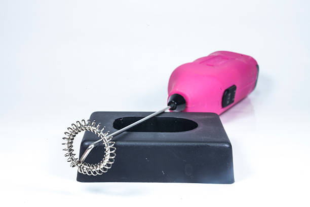 istock Electric hand drink mixer 475192195