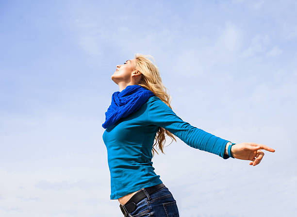 istock Woman opened her arms 475192372