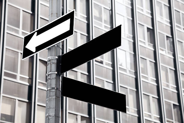 istock Blank Street Signs In Manhattan 475194752