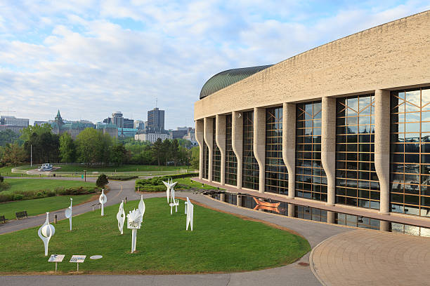 Candian Museum of History in a spring morning