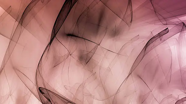 Abstract transparent silk