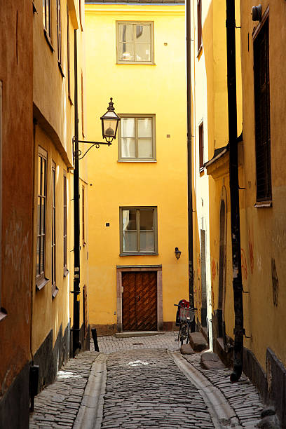 istock Side street in Stockholm 475195476