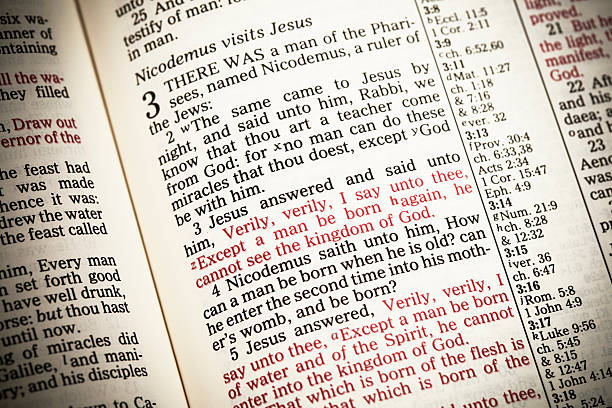 istock The Gospel According to John  ,Chapter 3 475196399