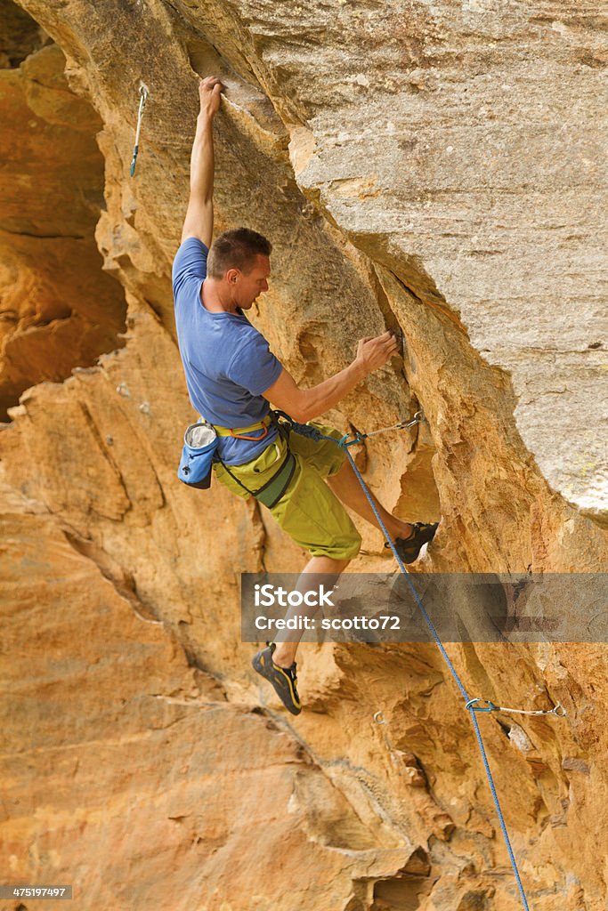 雄 Rockclimber - エクストリームスポーツのロイヤリティフリーストックフォト