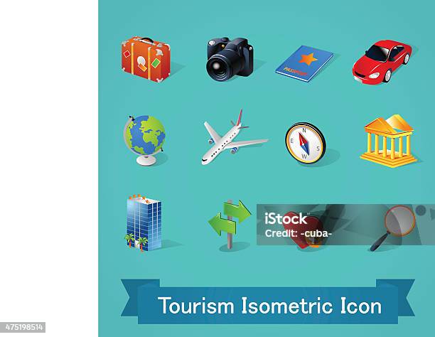 Ilustración de Isométricos Iconosturismo y más Vectores Libres de Derechos de Proyección isométrica - Proyección isométrica, Viajes, Destinos turísticos