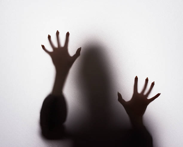 istock Scary female silhouette 475201001