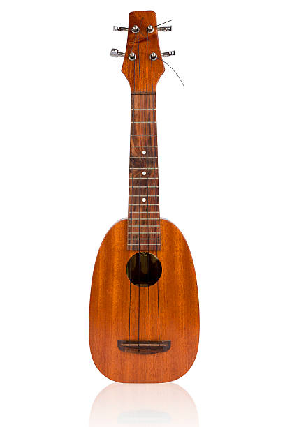 istock Ukulele music instrument on the white background 475201206