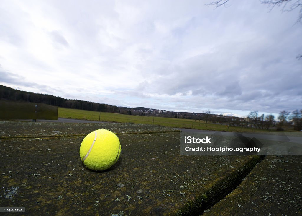 Tennis ball Tennis ball outdoor Altocumulus Stock Photo